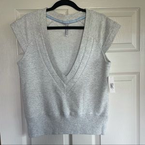 Old Navy Pullover Sweater Vest Light Gray L NWT